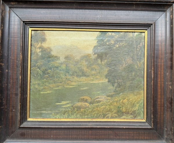 Arte . Edgar Oehlmeyer - Paisagem - OSC Med;42x33cm Sem Moldur foto 4