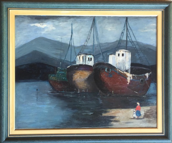 Arte . Arthur Pizza  - Colagem Aguarelada - Med;25x16cm Sem Mo foto 3