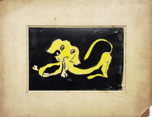 Arte . AM076, MANOEL SANTIAGO, óleo sobre placa, representando foto 5