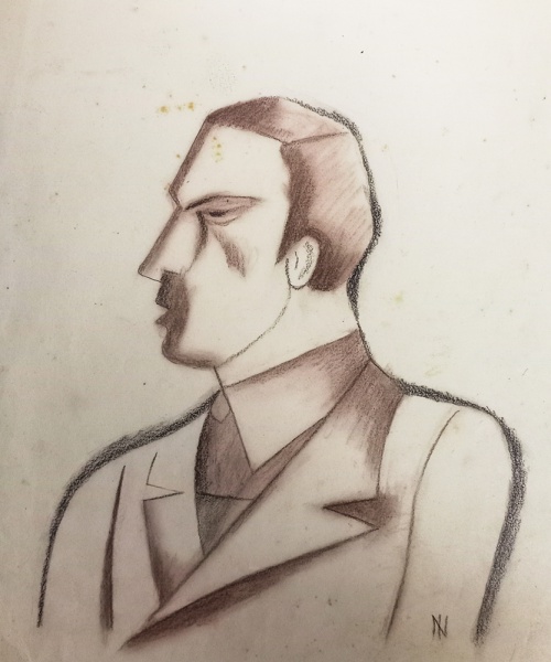 Arte . AM076, MANOEL SANTIAGO, óleo sobre placa, representando foto 8