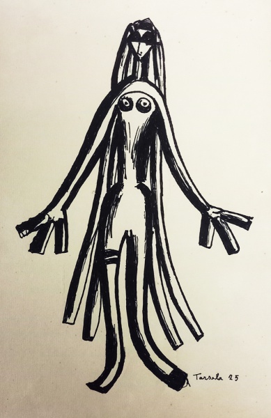 Arte . AM076, A. BONADEI, óleo sobre tela, representando paisa foto 1