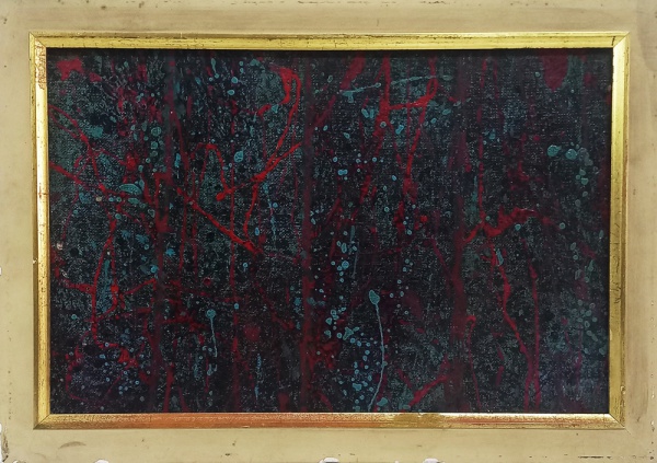 Arte . AM076, ERNESTO DE FIORI, óleo sobre tela colado em made foto 4