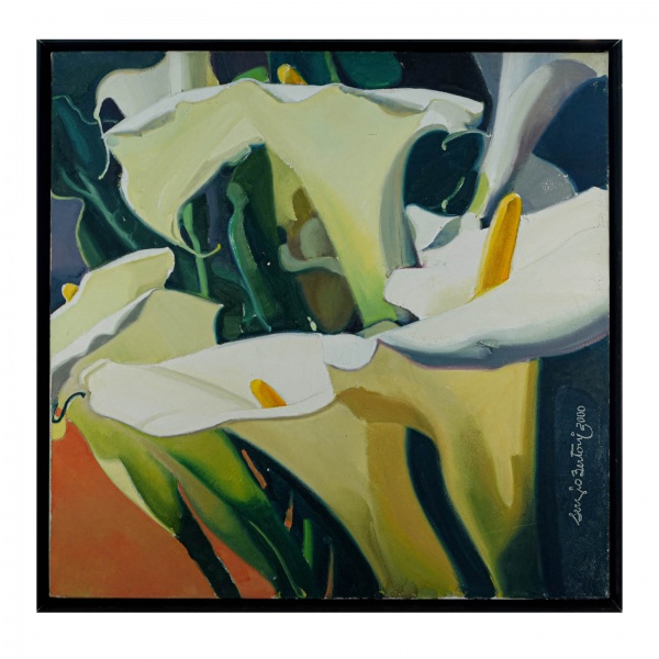 Arte . 5021 SÉRGIO BERTONI - PINTURA ÓLEO SOBRE TELA - TIPO DA ASSINATURA: FEITA A MÃO ...