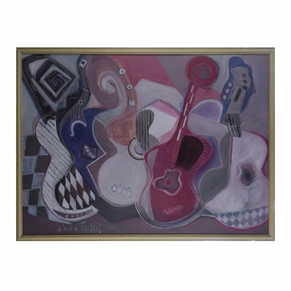 Arte . 5660 CLAUDIO FACIOLLI - PINTURA ACRÍLICA EM TELA - TIPO DA ASSINATURA: FEITA A ...