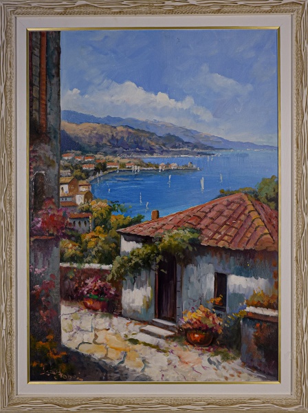 Arte . 6947 ISRAEL DE FARIA SODRÉ - PINTURA ÓLEO SOBRE TELA - TIPO DA ASSINATURA: ...