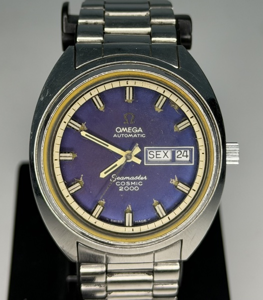 Relogios . Omega Seamaster Cosmic 2000 - Relógio suíço de pulso movimento automático com ...