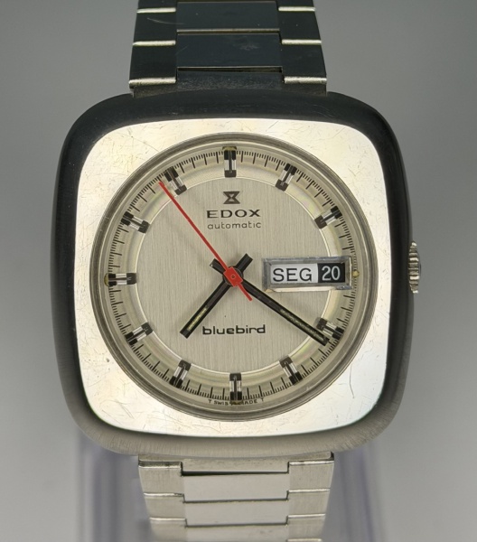 Relogios . Edox Bluebird - Relógio suíço de pulso movimento automático com pulseira ...