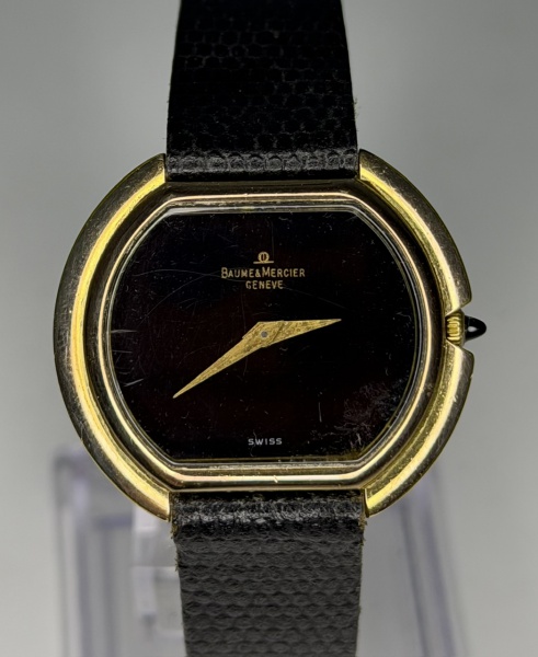 Relogios . Baume & Mercier - Relógio suíço de pulso movimento à corda com pulseira ...