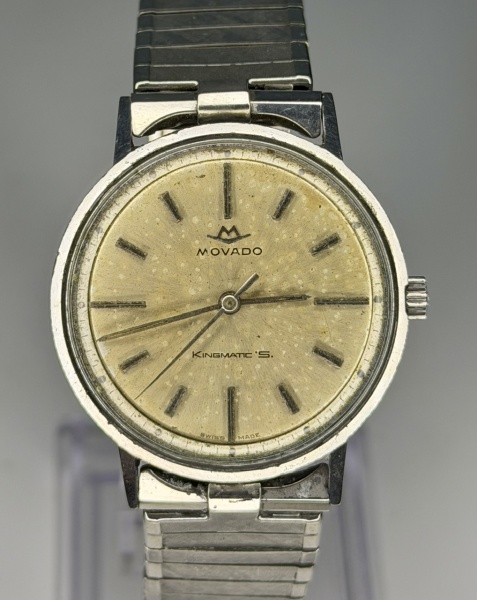 Relogios . Movado Kingmatic S - Relógio suíço de pulso movimento automático com pulseira ...