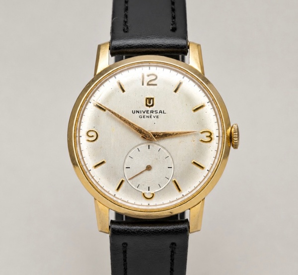 Relogios . Universal - Ouro 18k 750 - Rarissimo relógio universal Geneve com caixa e tampa ...