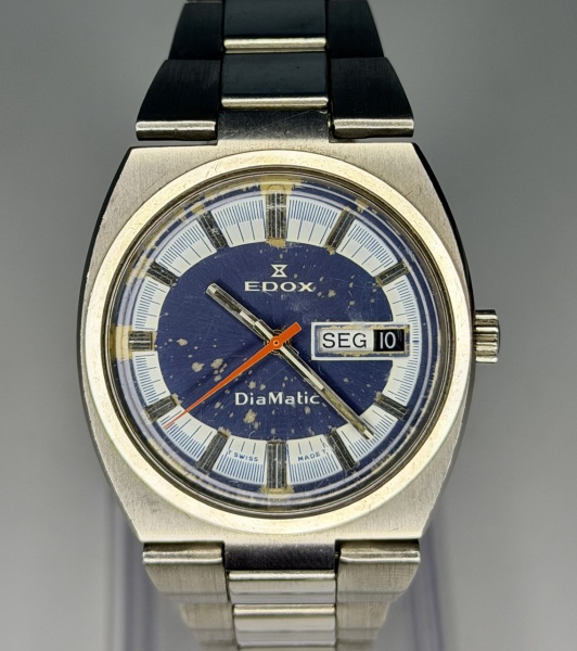 Relogios . Edox DiaMatic - Relógio suíço de pulso movimento automático com pulseira ...