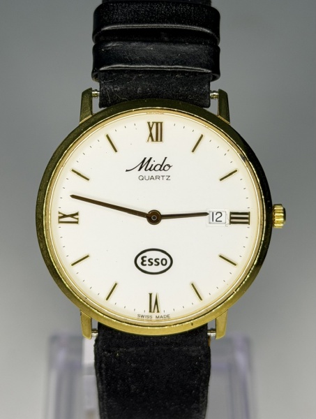 Relogios . Mido Ocean Star - Relógio suíço de pulso Quartz com pulseira em couro com coroa ...