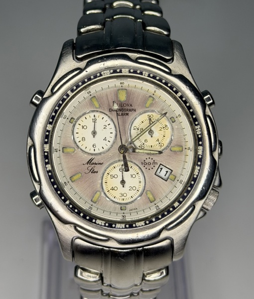 Relogios . Bulova Marine Star - Relógio de pulso com alarme e cronógrafo Quartz com ...