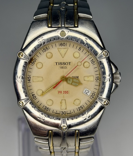Relogios . Tissot PR200 - Relógio suíço de pulso Quartz com pulseira original em aço - ...