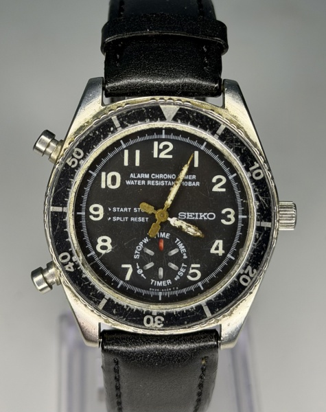 Relogios . Seiko Avenue 8M26-6004 - Raro relógio de pulso com alarme, cronômetro e timer ...