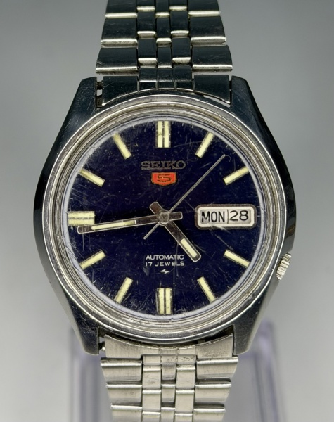 Relogios . Seiko 5 7009-8150 - Relógio de pulso movimento automático com pulseira em aço - ...