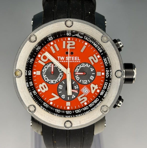 Relogios . TW Steel Tech - Raro relógio de pulso cronógrafo Quartz com pulseira original ...