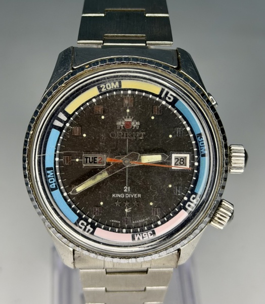 Relogios . Orient King Diver - Relógio de pulso movimento automático com pulseira original ...