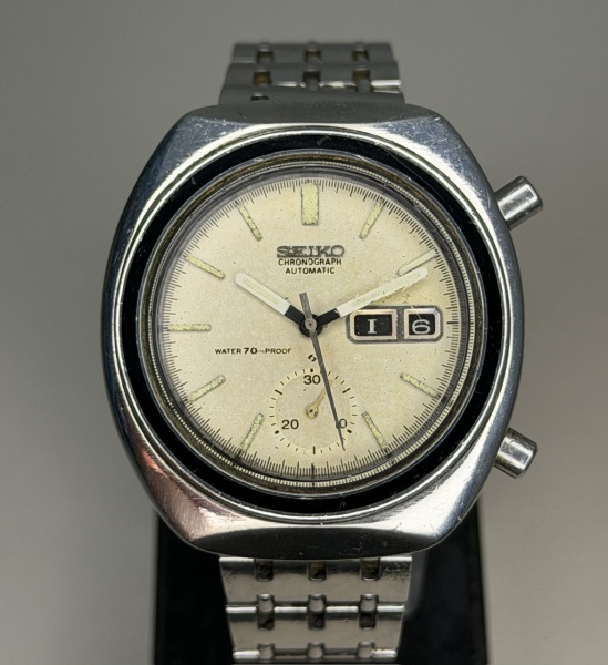 Relogios . Seiko - Belíssimo Relógio Seiko 6139-8002 Cronógrafo rico em detalhes com caixa ...