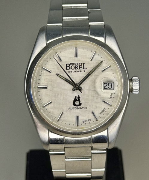 Relogios . Ernest Borel - Belíssimo Relógio Ernest Borel movimento automático com caixa e ...