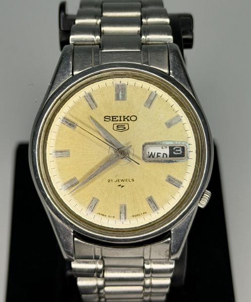 Relogios . Seiko 5 6119-7010 - Relógio de pulso movimento automático com pulseira original ...