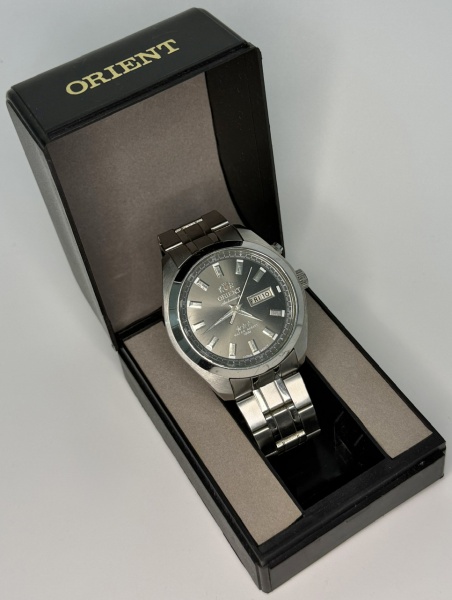 Relogios . Orient - Relógio de pulso movimento automático com pulseira original em aço ...