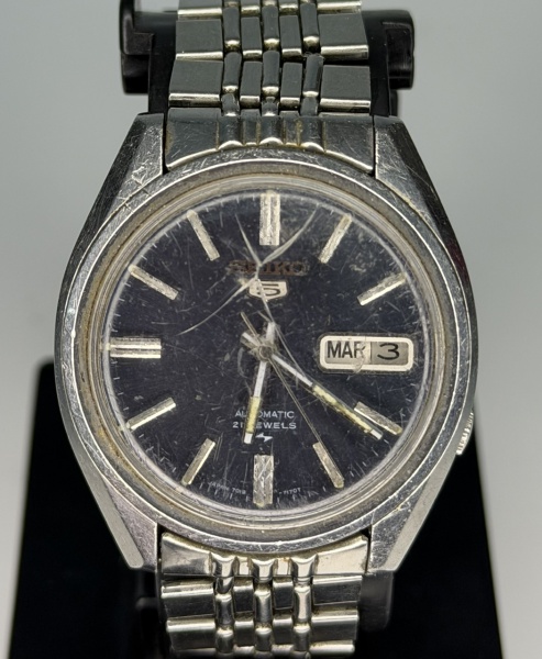 Relogios . Seiko 5 7019-7100 - Relógio de pulso movimento automático com pulseira original ...
