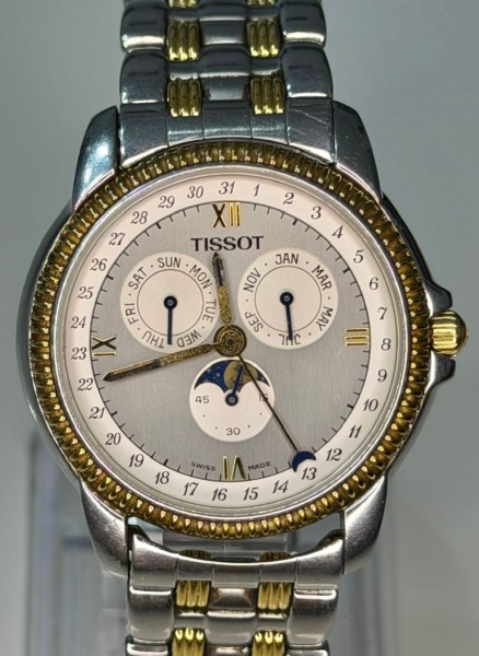 Relogios . Tissot - Belíssimo Relógio Tissot CasaBlanca Fases de Lua rico em detalhes com ...