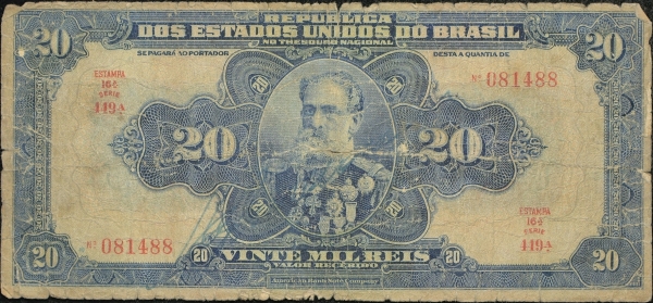 Joias . Cédula do Brasil - 500 Mil réis - 1932 - R163b - BC/MBC foto 1