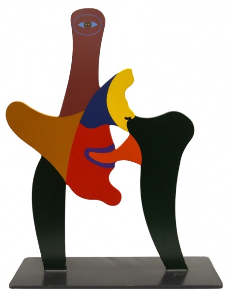 Joias . Britto Velho (Porto Alegre, RS - 1946) - Sem titulo escultura em aço recortado ...