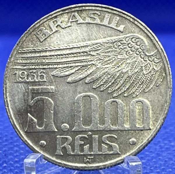 Joias . Moeda Brasil Império 2000 Réis 1889 Prata .917 - 25,5 g foto 8
