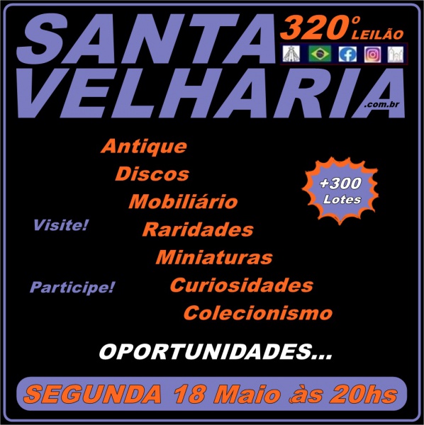 Joias . Bem Vindo (a) 320º Leilão SANTA VELHARIA! + 385 Lotes, Antiques, Alavancas ...