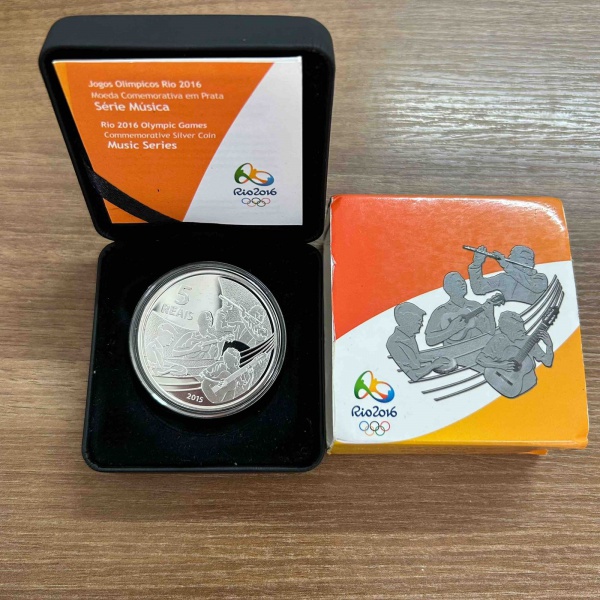 Joias . Brasil - 500 Cruzeiros De 1991, 27gr, 40mm, Prata, Come foto 2