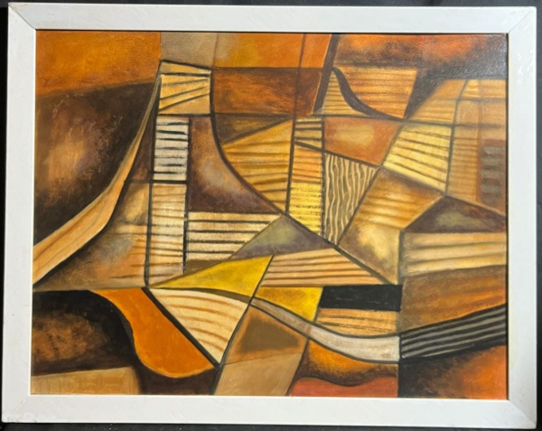 Arte . GUIGNARD "PAISAGEM COM BALÕES " ÓLEO SOBRE TELA foto 1