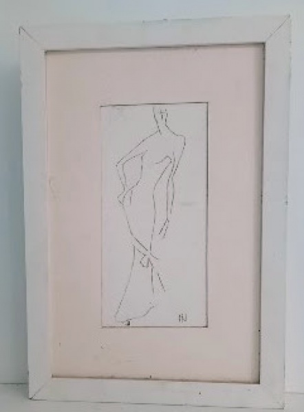 Arte . MILTON DACOSTA ÓLEO SOBRE CARTÃO RÍGIDO REPRESENTANDO F foto 2