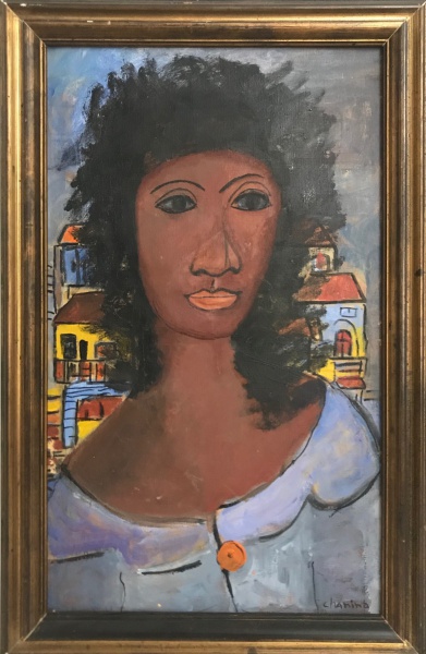Arte . MILTON DACOSTA ÓLEO SOBRE CARTÃO RÍGIDO REPRESENTANDO F foto 4