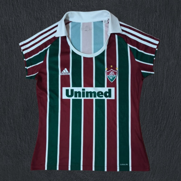 Joias . Camisa feminina Fluminense Adidas 09/10 - Tamanho G