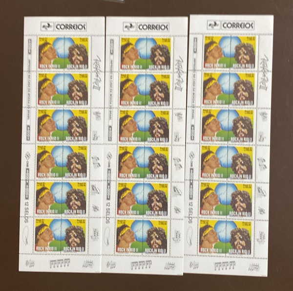 Joias . Brasil 2007 Personalizados Ipê Folha Completa RHM 240 U foto 1