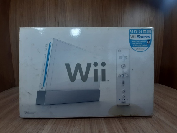 Joias . Console Nintendo Wii original na cor branca, embalado em sua caixa original. Na ...
