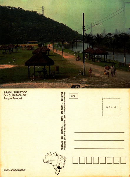 Joias . Cartão Postal São Vicente, SP - Ponta d Mar Pequeno. Ao foto 5
