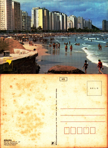 Joias . Cartão Postal Florianópolis, Ponte e Mar em noite enlua foto 4