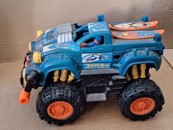 Joias . CARRINHO TONKA BEACH RESCUE DA HASBRO (ANO 2004)