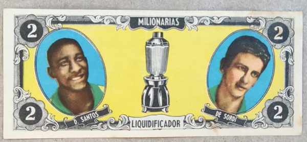 Joias . PELÉ e DIDA - COLEÇÃO MILIONÁRIOS DE FIGURINHAS E CUPON foto 1