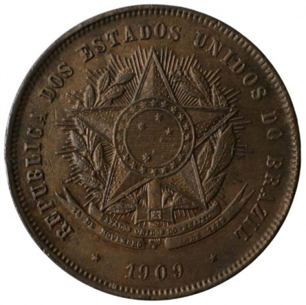 Joias . Moeda Brasil - 20 Reis 1898 - Bronze B804 Soberba/Flor foto 2