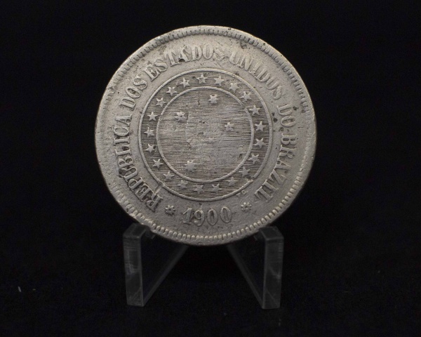 Joias . Moeda Brasil - 20 Reis 1909 - Bronze B812 Soberba/Flor foto 2