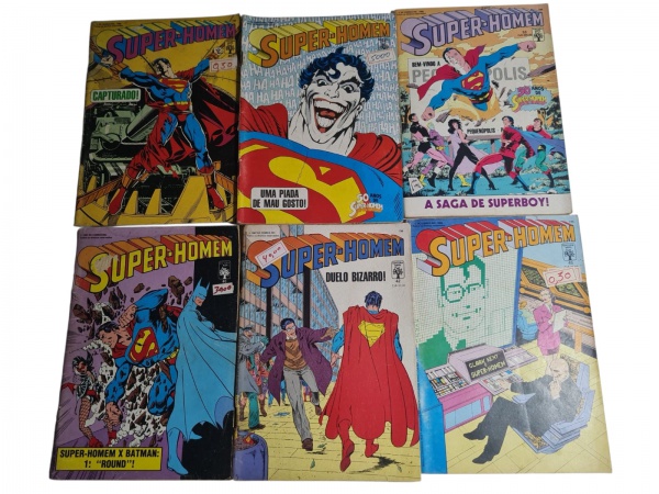 Joias . Sete Revistas em quadrinhos SUPER HOMEM. Editora Abril, foto 8
