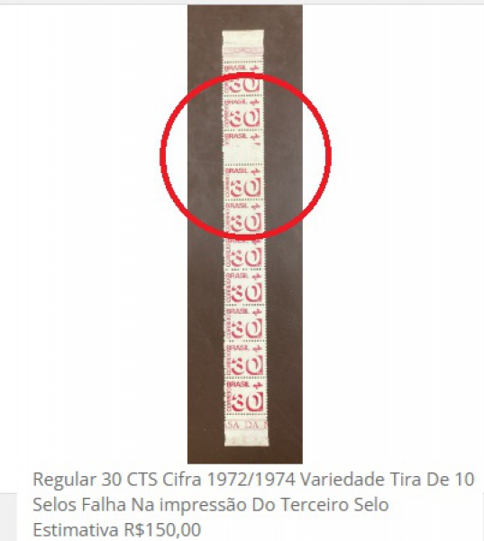 Joias . TELEGRAFO - SELO RHM T- 6 - VALOR CAT - 230 UFS OU R$ 1 foto 1