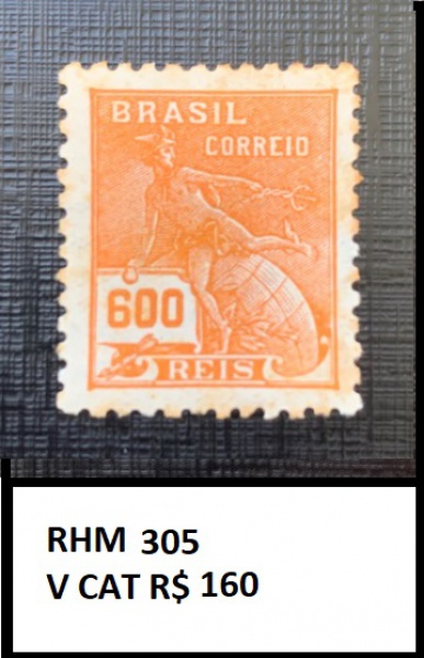 Joias . IMPÉRIO SELO D PEDRO DO ANO 1877 A 1878 1000 RÉIS COM B foto 3