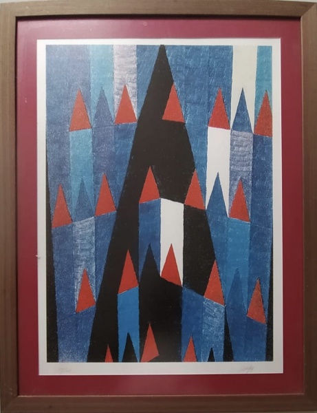 Arte . TARSILA, ÓLEO SOBRE TELA, MEDINDO 30CM X 40CM, COM DOCU foto 5