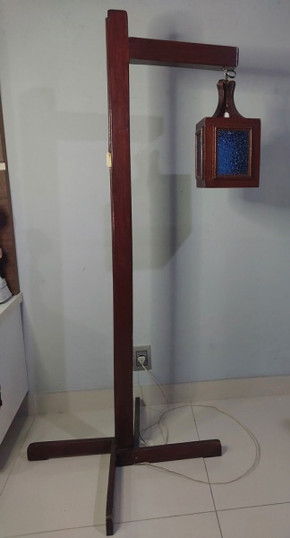 Joias . LUMINÁRIAS - Belíssimo abajur de chão para 6 luzes com foto 7